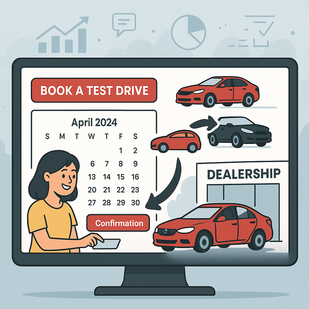 How to Increase Test Drive Bookings from Your Dealer Website